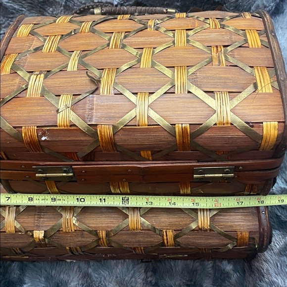 Woven Brown and Tan Basket Set - Picture 16 of 16